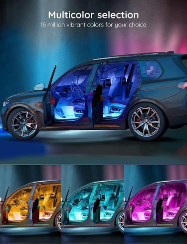 Govee Car LED Lights, Smart Car Interior Lights with App Control